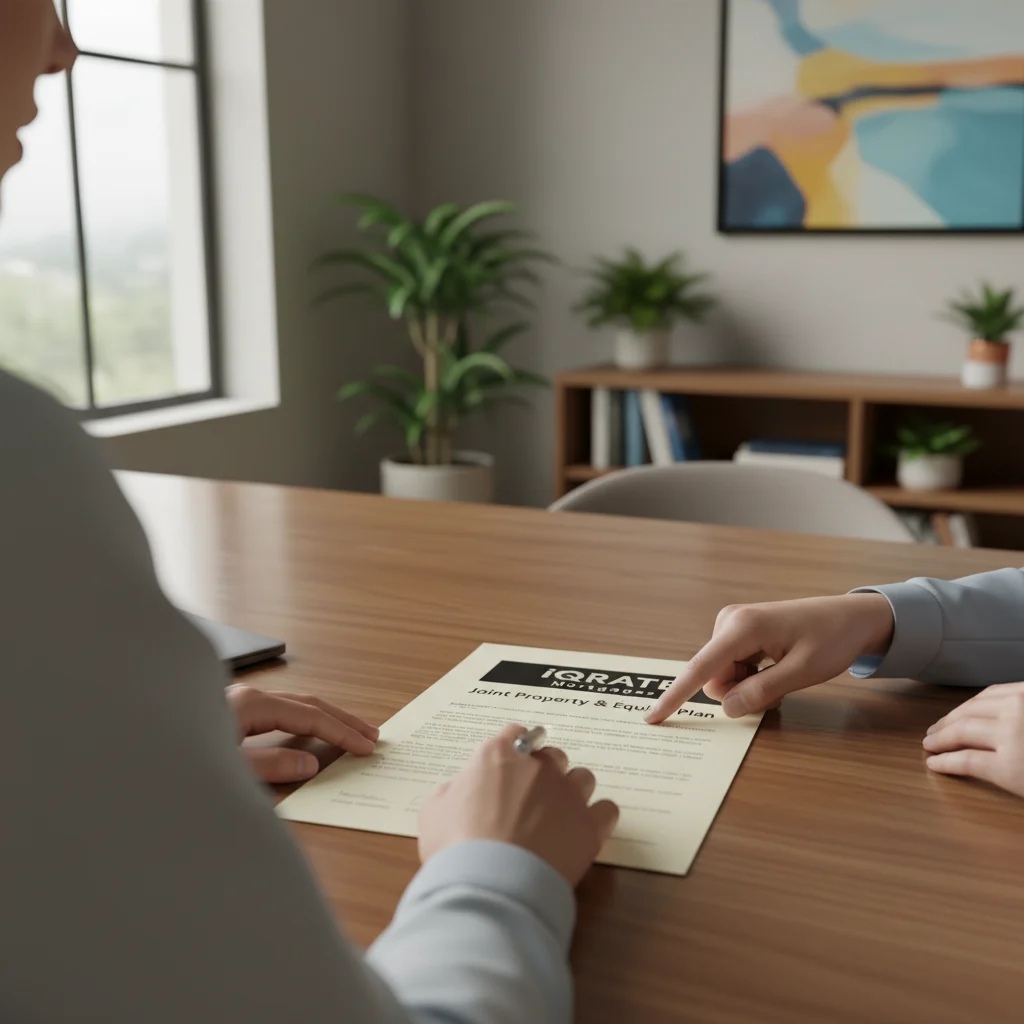 Legal documents for mortgage application during divorce