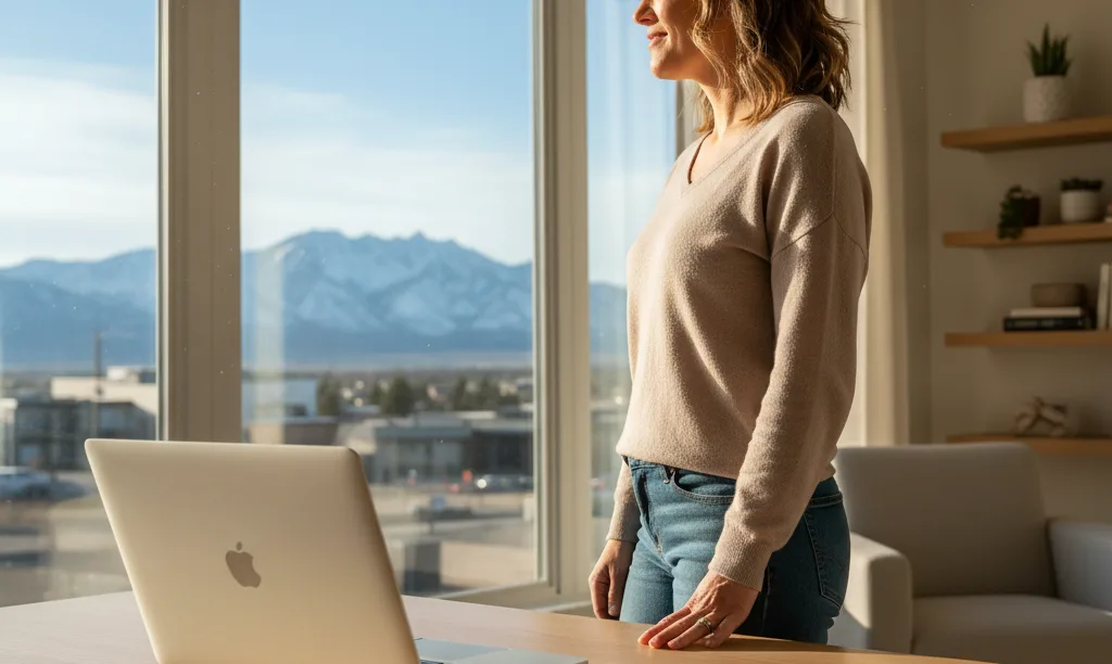 Self-employed homeowner confident about their Nevada mortgage.