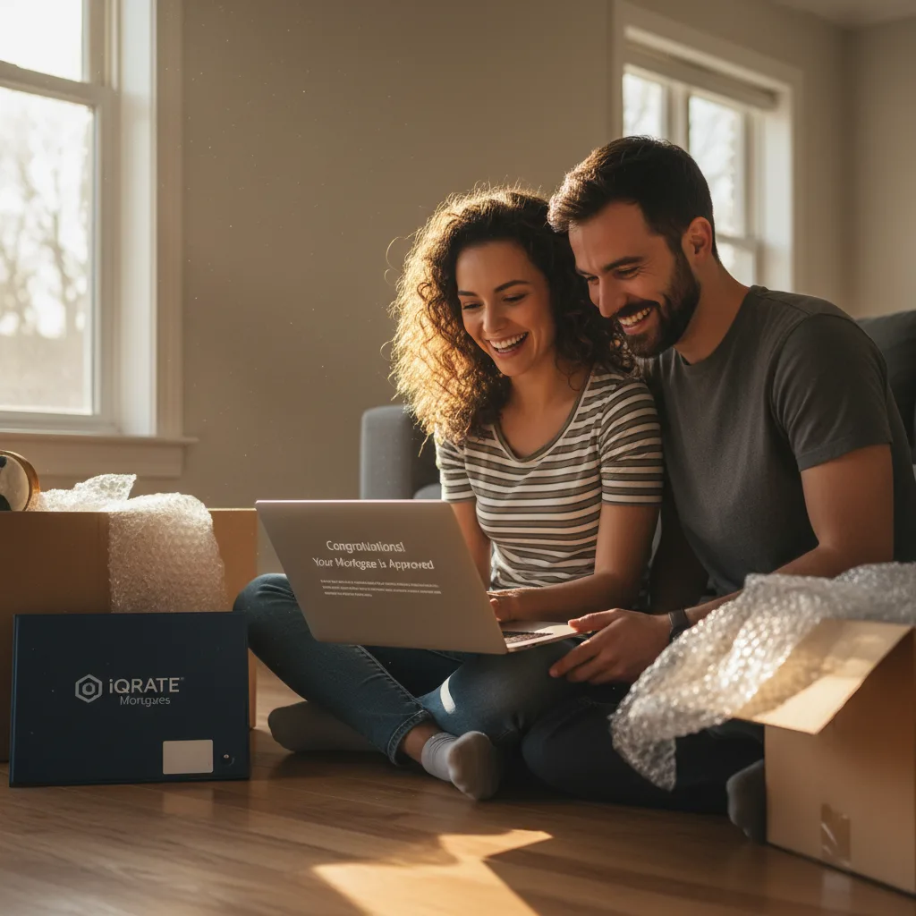 A calculator and financial documents, representing the calculation of debt-to-income ratio.