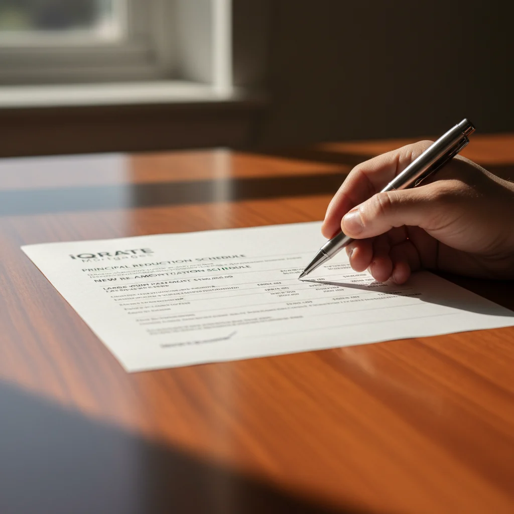 Comparing mortgage recast and refinance documents