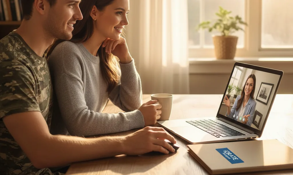 Military couple planning a PCS home purchase.