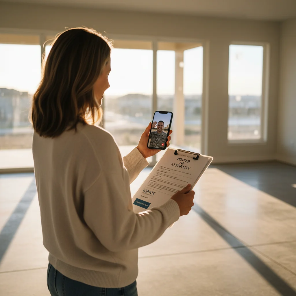 Military family planning their PCS move and VA loan process.