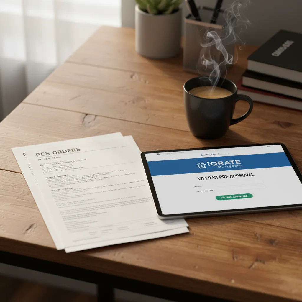 Couple reviewing mortgage documents on a laptop for their remote home purchase.
