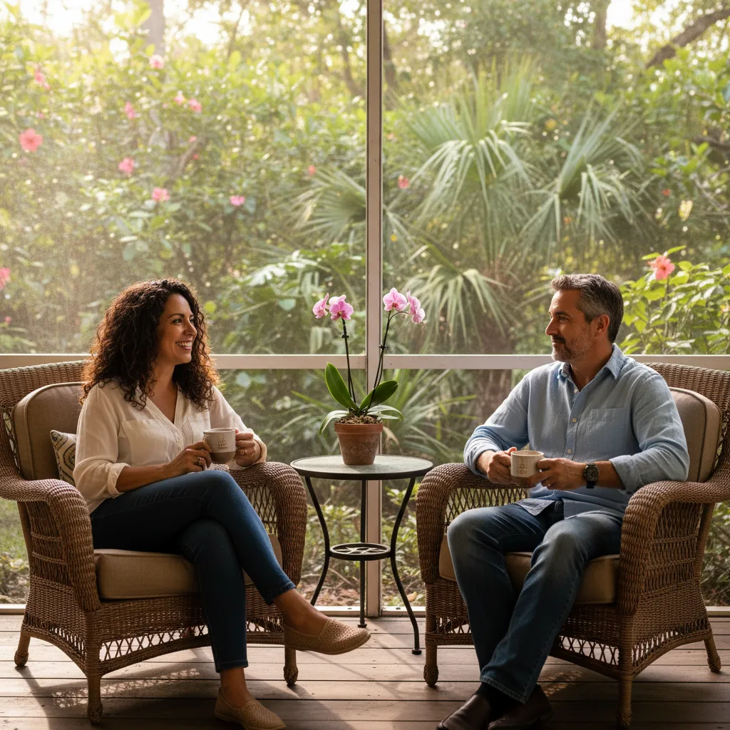 A modern home representing a property financed with a VA IRRRL.