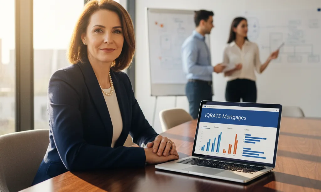 Real estate team leader using mortgage OS.