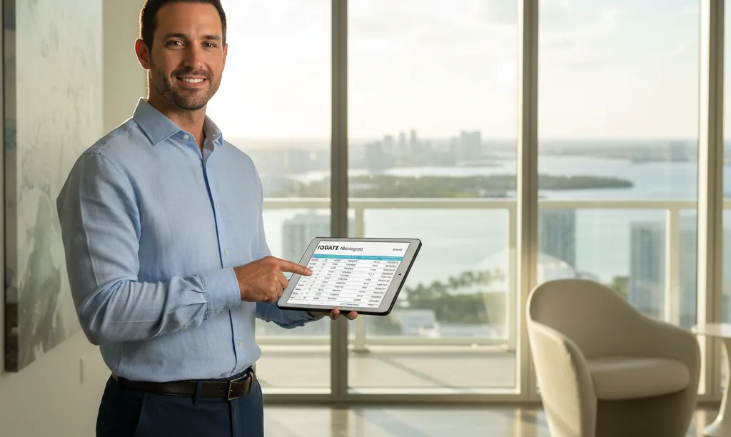 Investor reviews iQRATE Mortgages loan in Miami condo.