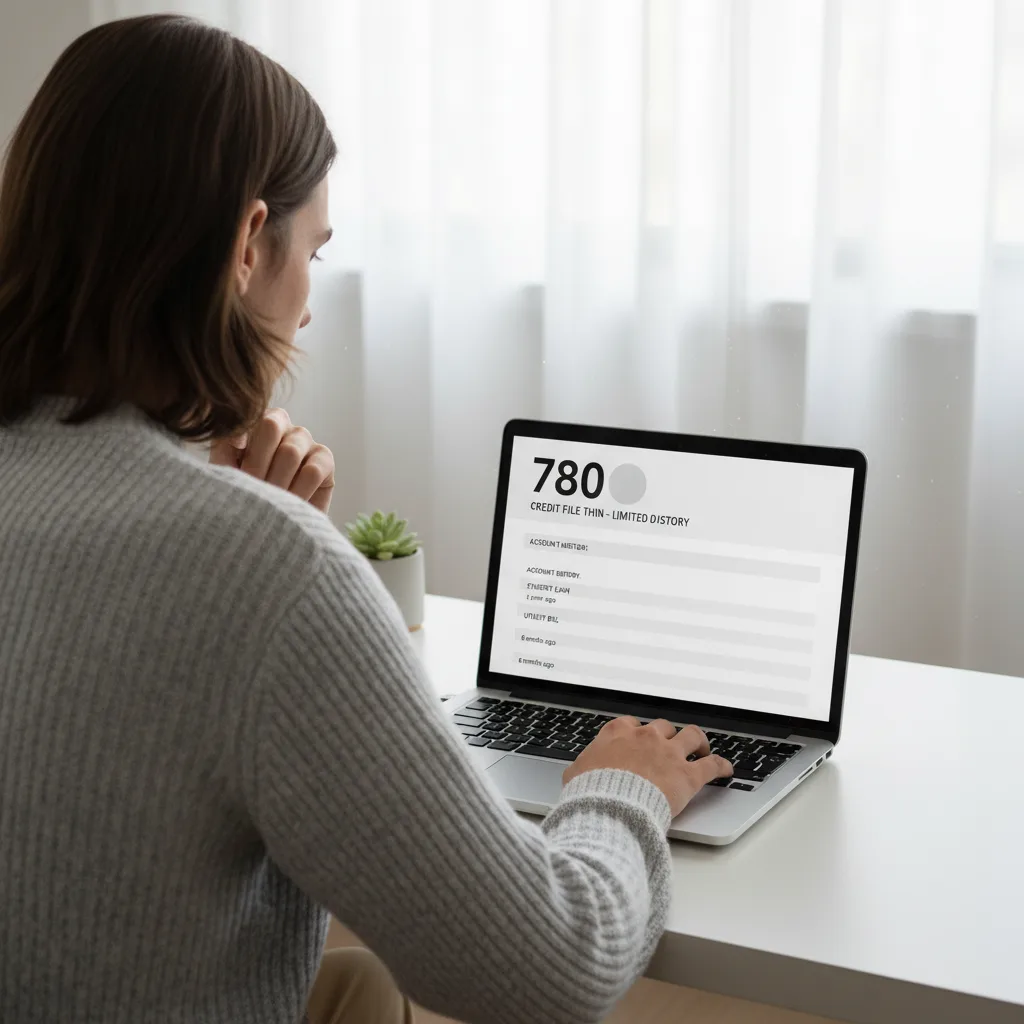 Man reviewing his utility bills to add alternative data to his credit report.