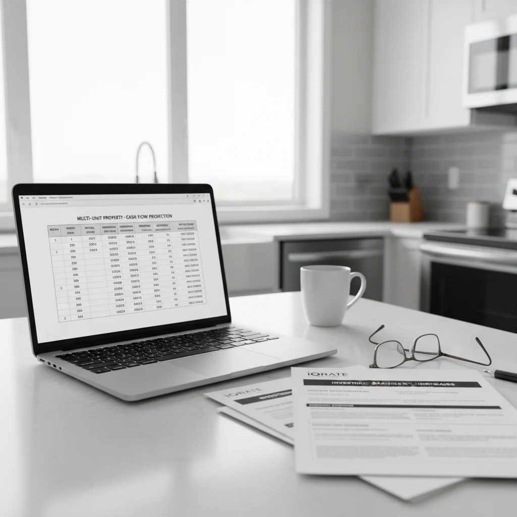 A modern duplex property suitable for an FHA or DSCR loan.