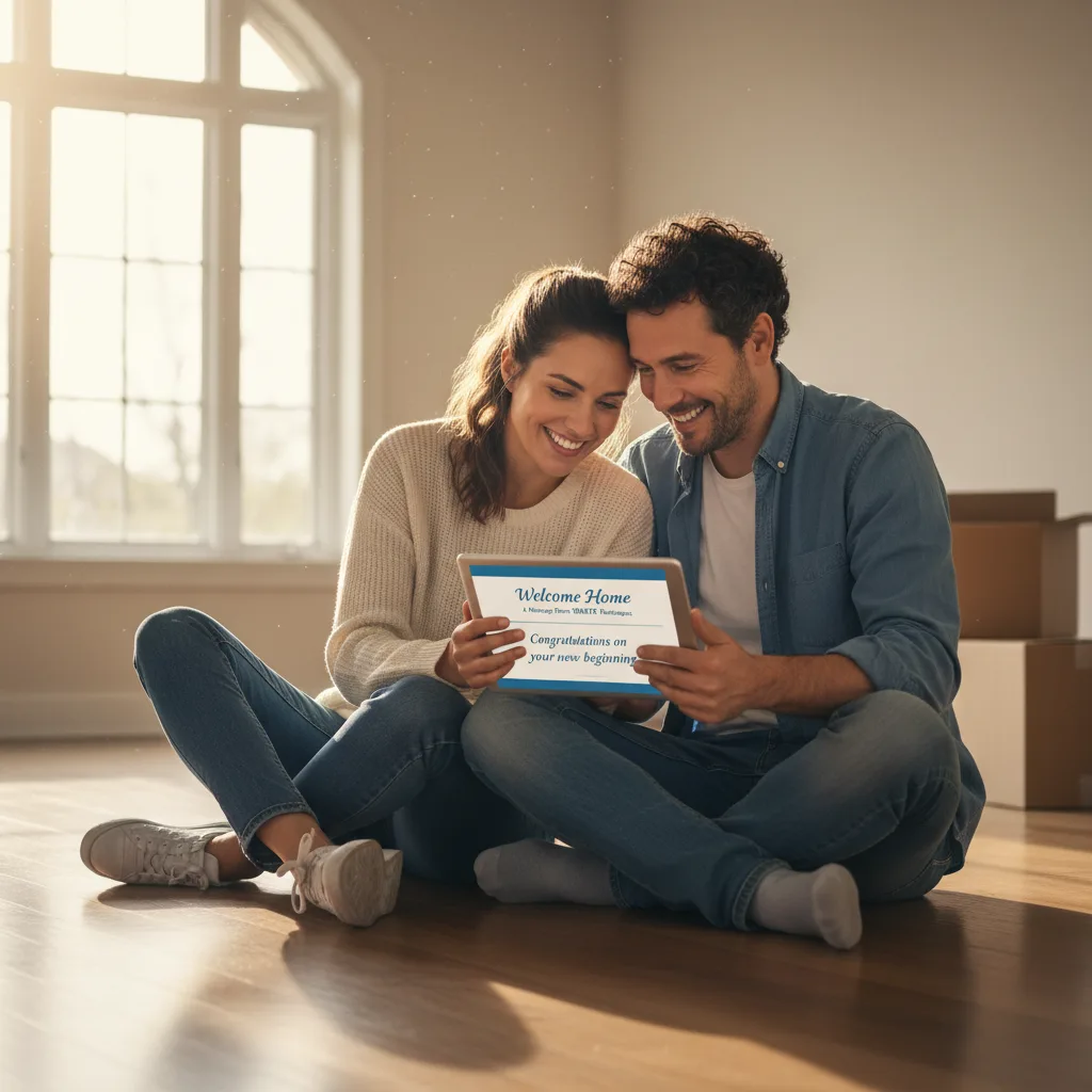 Person on a laptop checking their credit report for a VA loan.