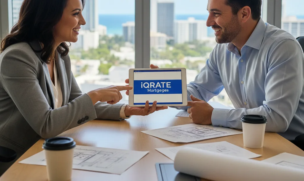 Real estate leader and mortgage partner collaborate in Miami.