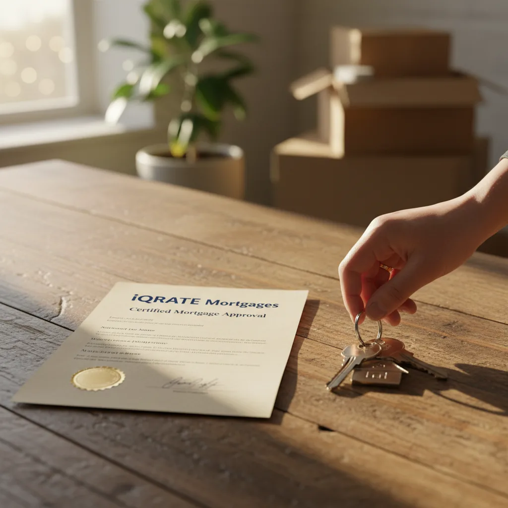 A concerned seller reviewing paperwork for a home sale.