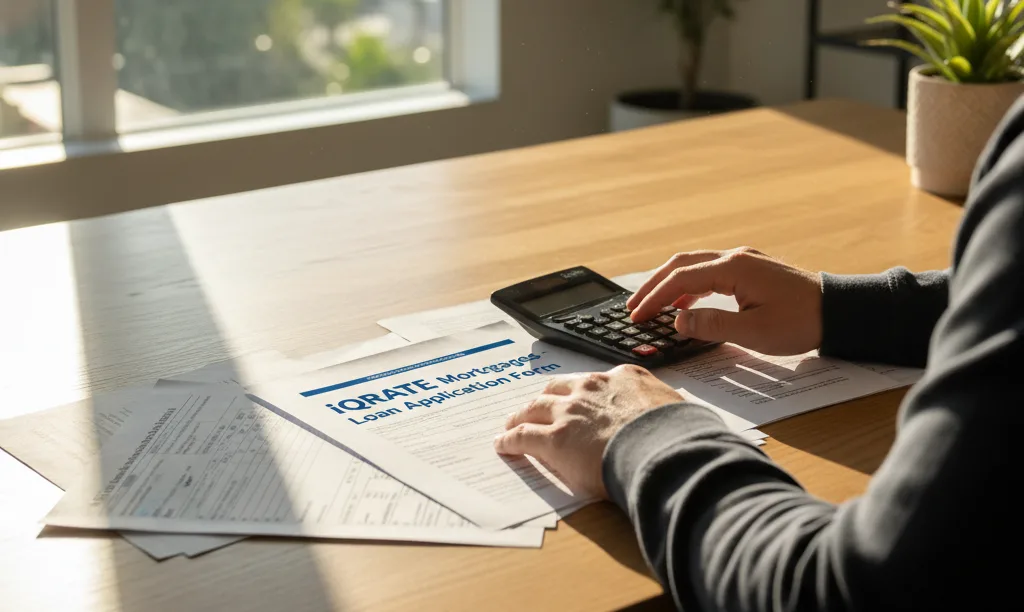 Self-employed person averaging income for a mortgage.