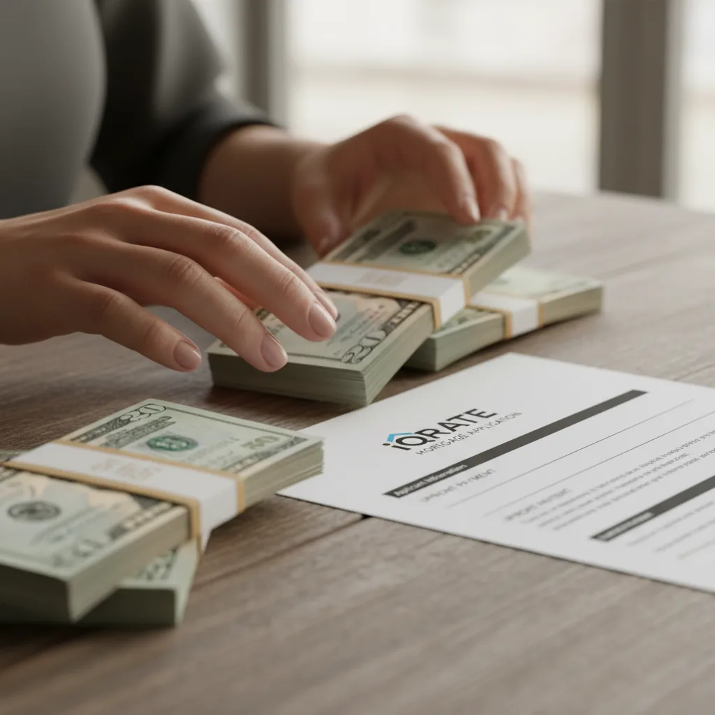 A chart illustrating the long-term financial benefits of a larger down payment.