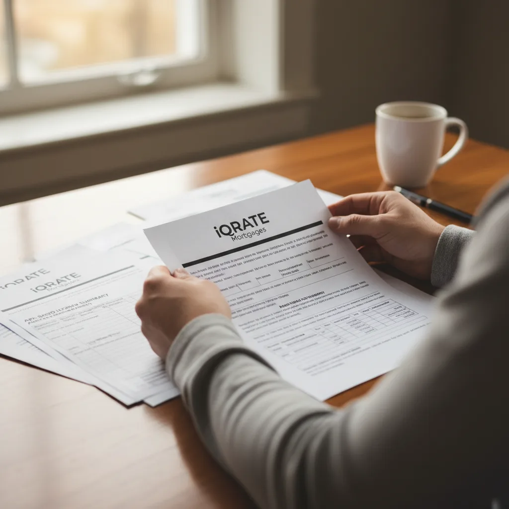 A person carefully reviewing their bank statements on a laptop to avoid mortgage application mistakes.
