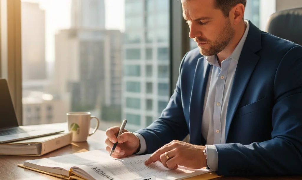 Advisor diligently de-risking a mortgage file.