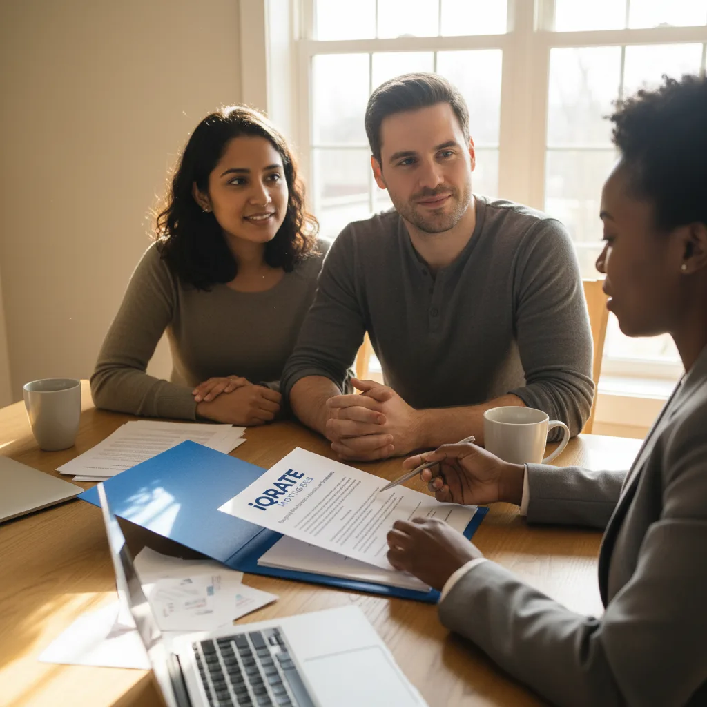 Real estate agent and mortgage strategist partnering to ensure a smooth closing.