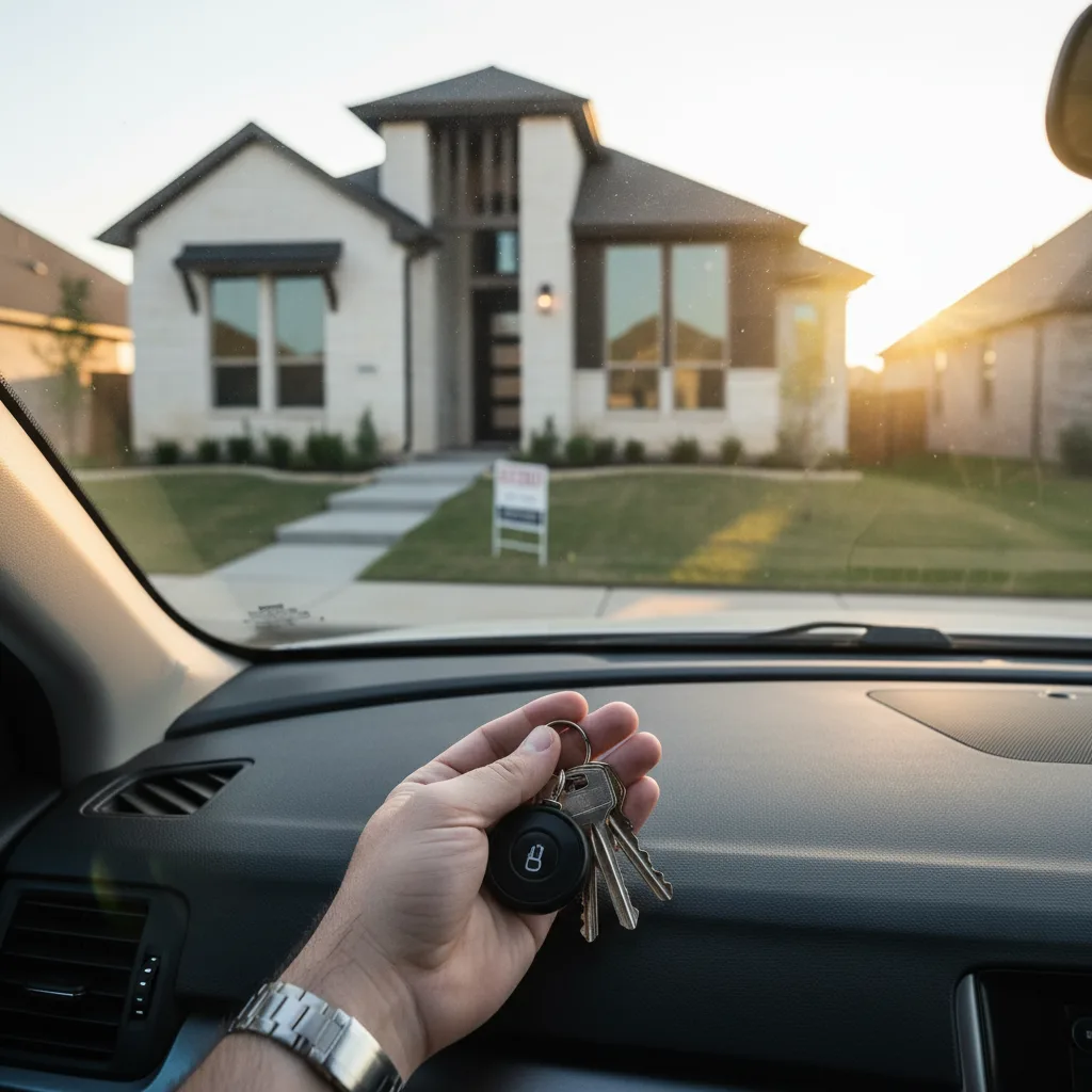 A signed employment contract for a new job in Austin.