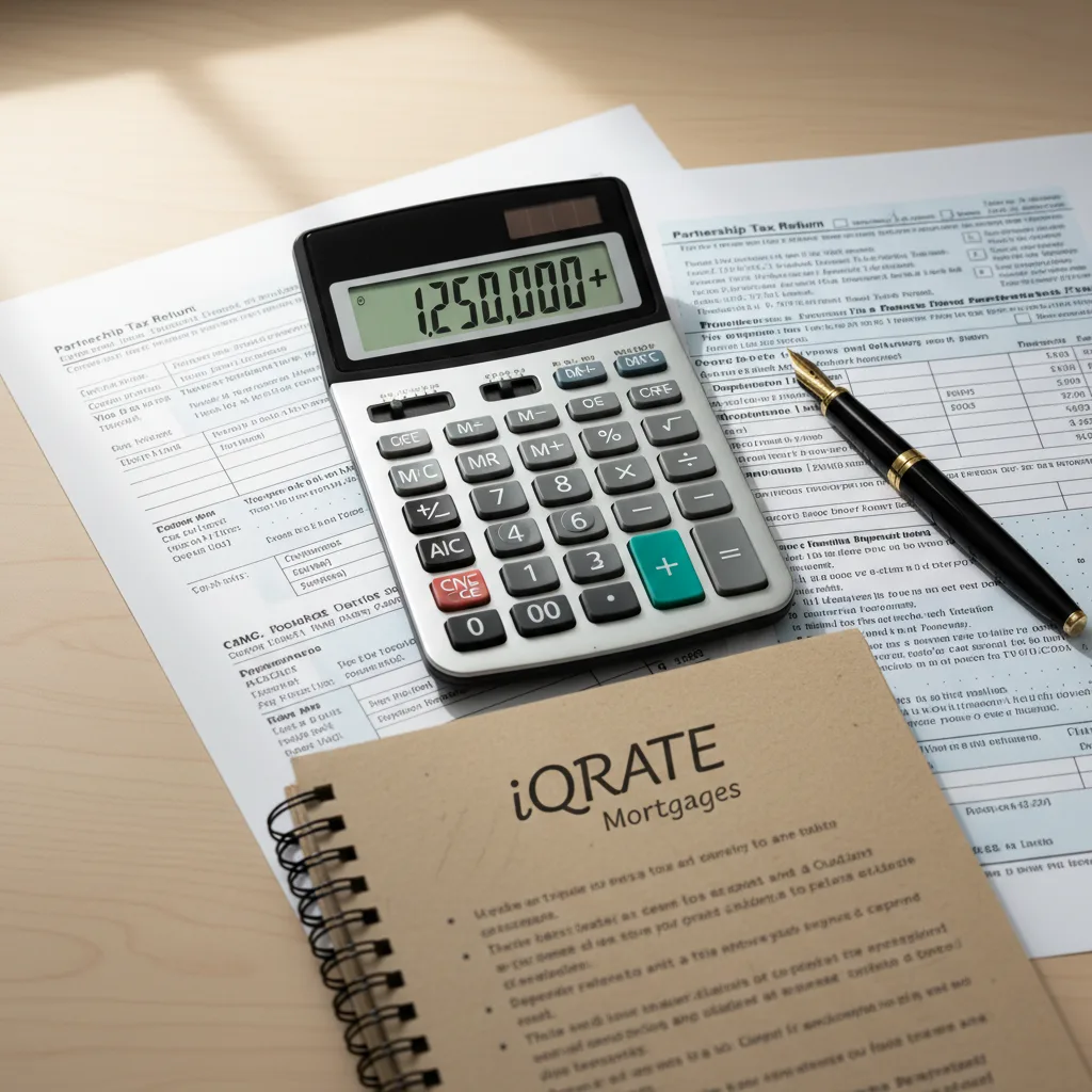 Mortgage lender reviewing financial documents like a Schedule K-1