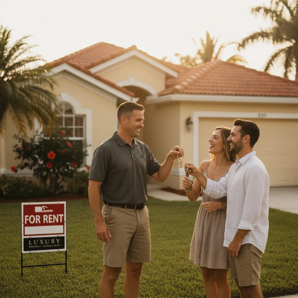 A suburban home in Florida purchased with a VA loan