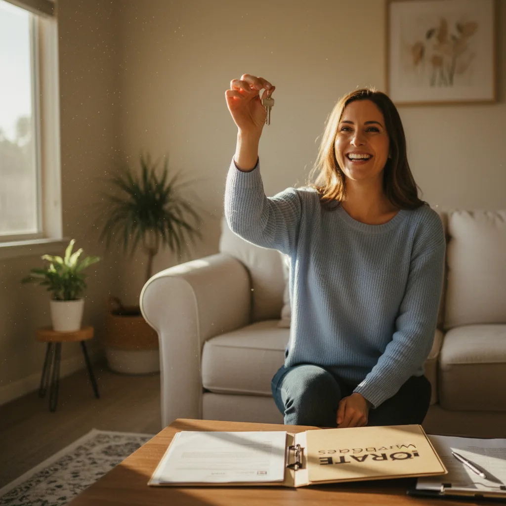 A person reviewing financial documents related to FHA student loan calculations.