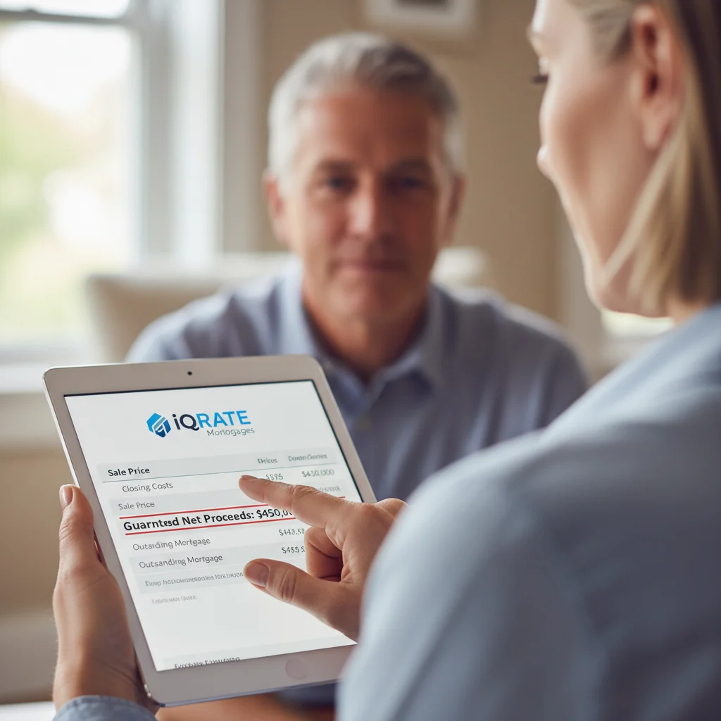 A mortgage professional and real estate agent collaborating on a buyer's financial profile.