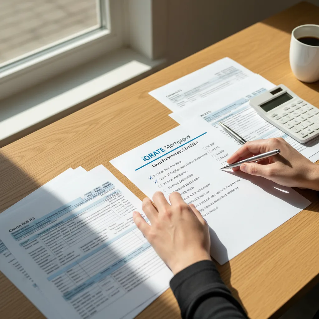 Calculator showing an improved debt-to-income ratio after student loan forgiveness.