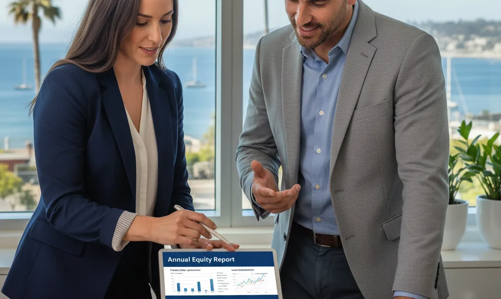 Strategic mortgage partner and agent review equity report.