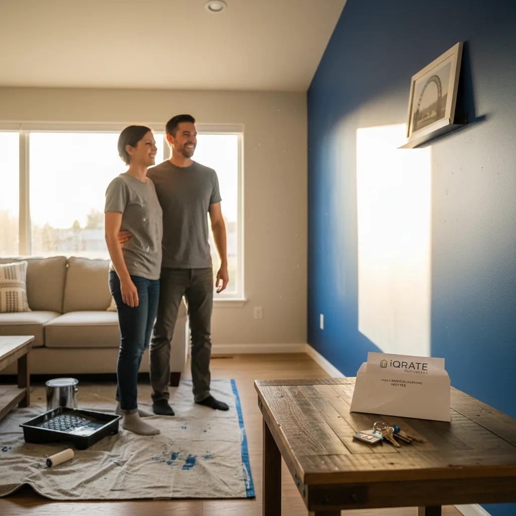 A Reno homebuyer reviewing their mortgage options.