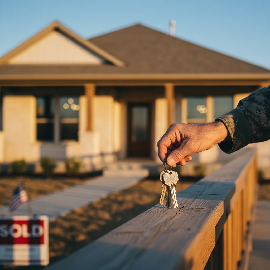 A beautiful home in Killeen, Texas, representing a veteran's property purchase.