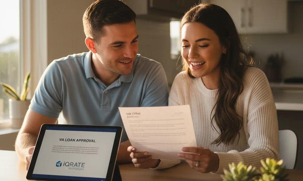 Military couple reviews iQRATE Mortgages VA loan.