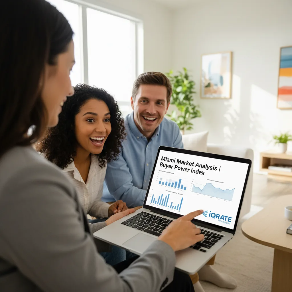 A realtor presenting a data-driven strategy to clients.