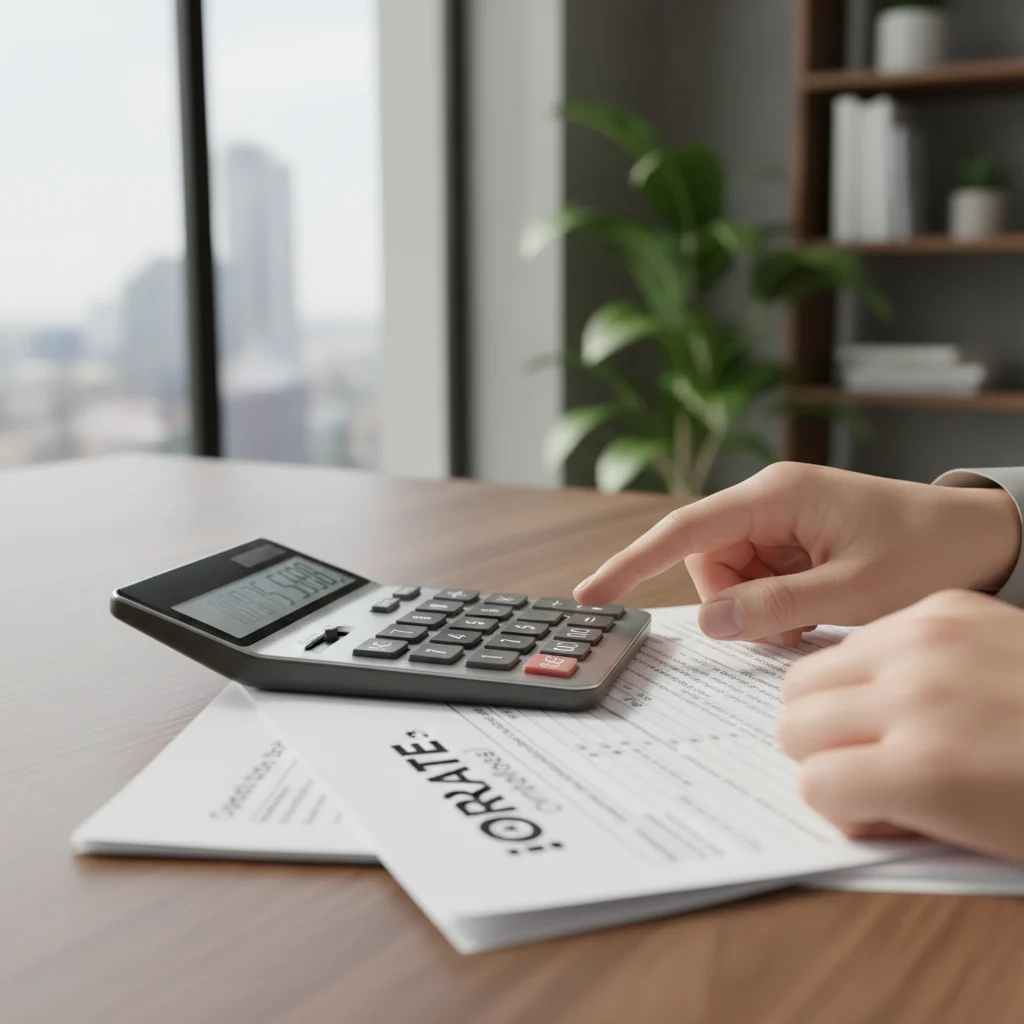An organized stack of financial documents required for an S-Corp mortgage application.