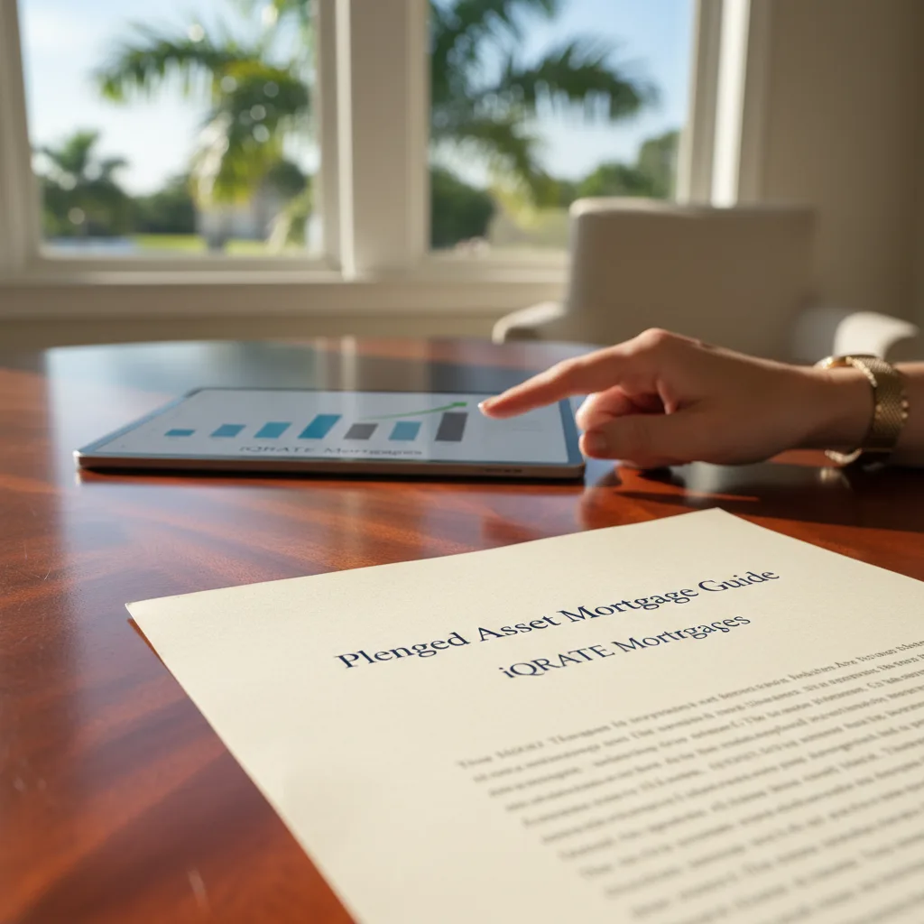 A couple reviewing their investment portfolio for a home loan