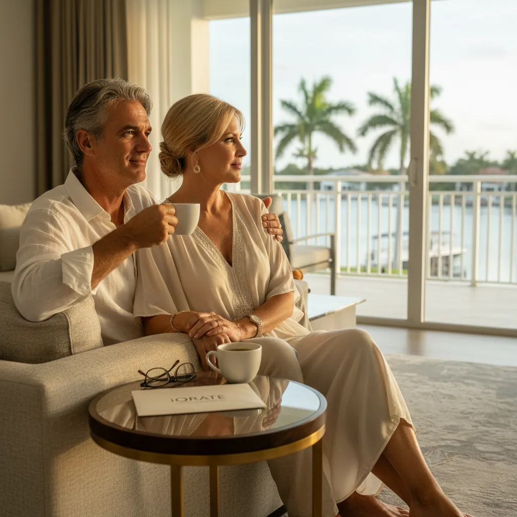 Complex financial documents for a luxury home mortgage