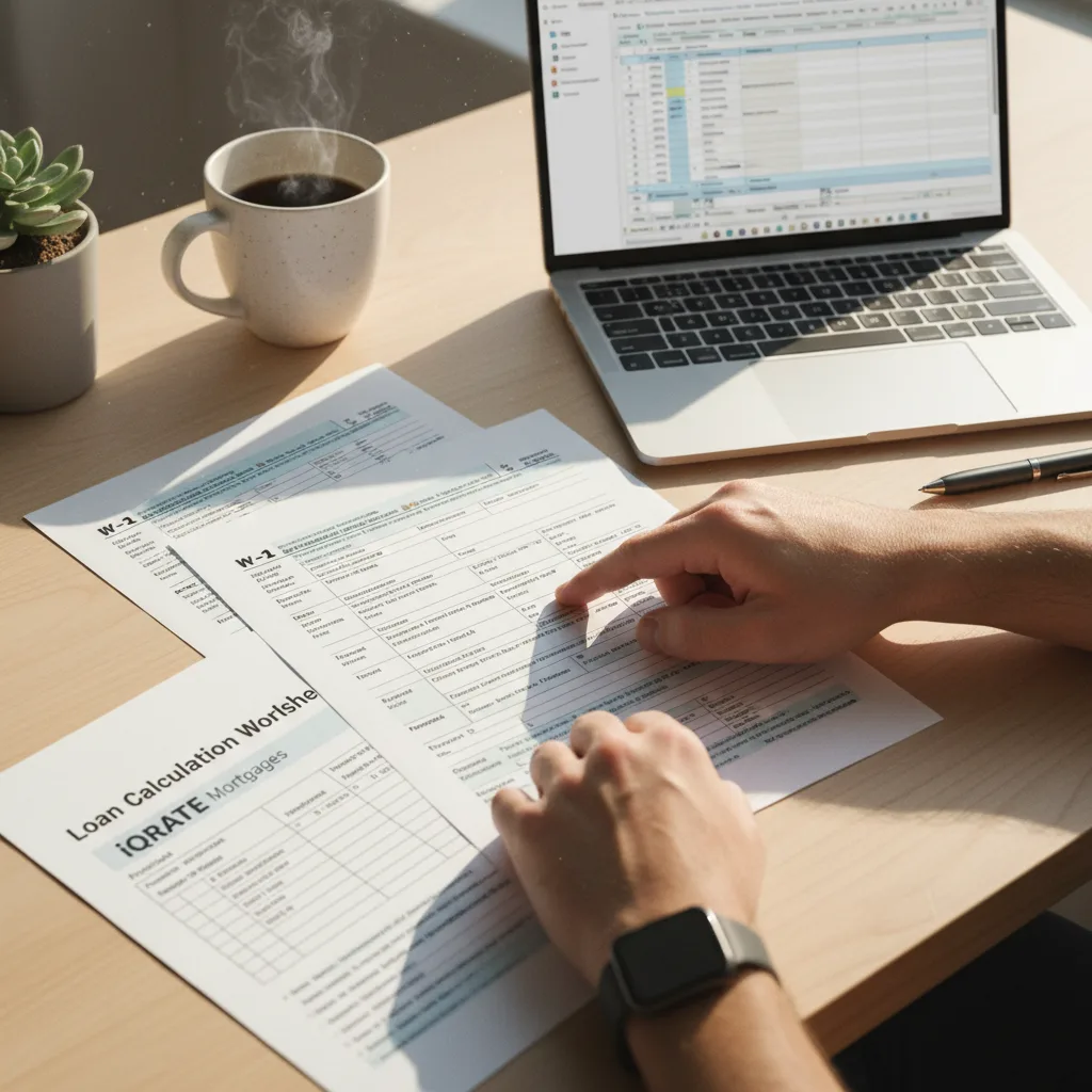 Business owner calculating S-Corp income for a San Diego mortgage