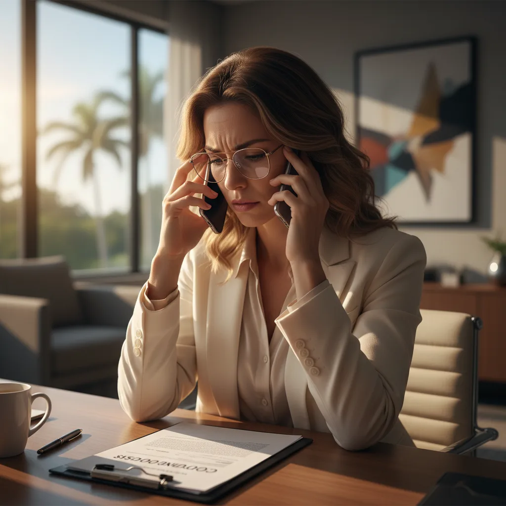 A real estate agent discussing mortgage options with clients.