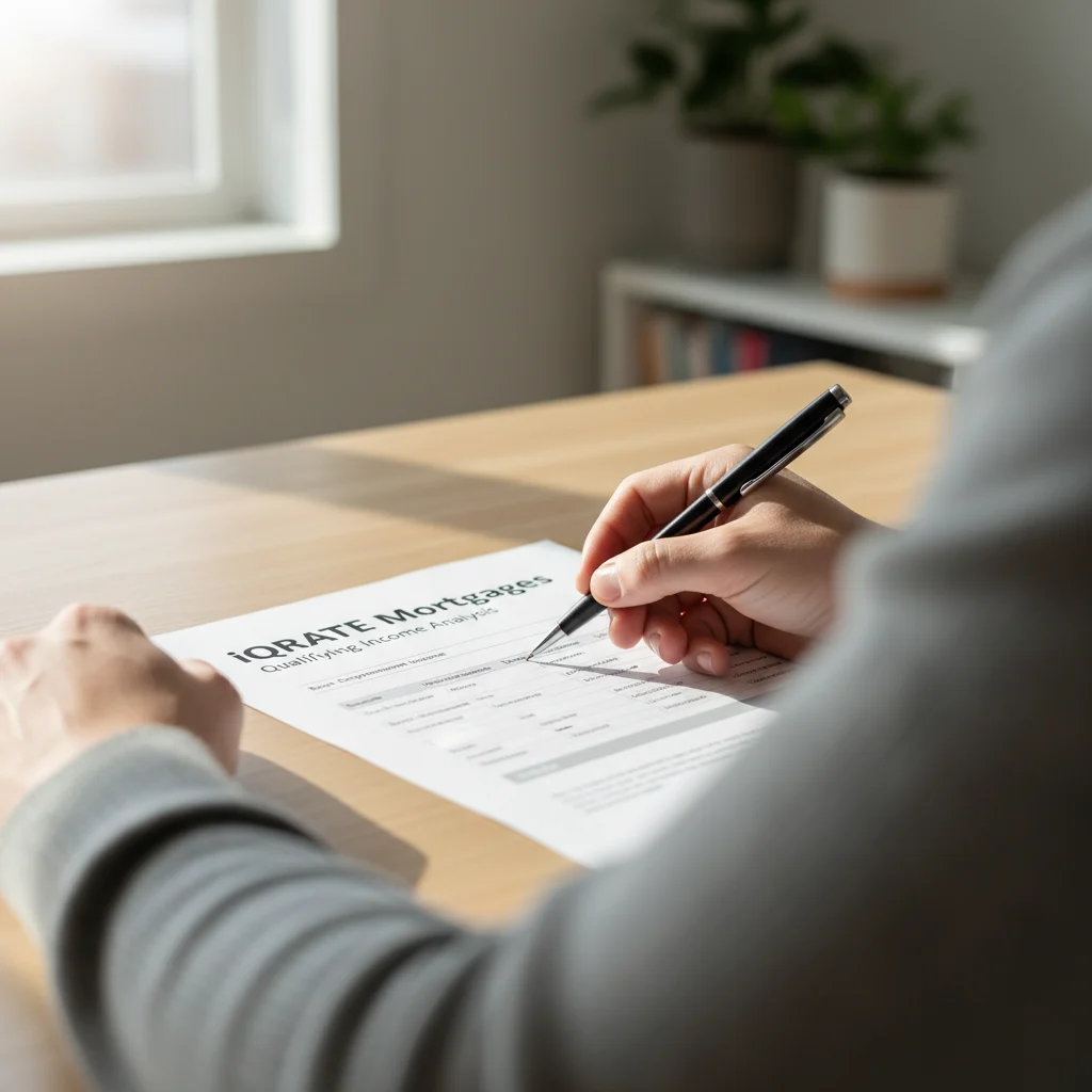 A CPA discussing mortgage qualification strategy with a client.