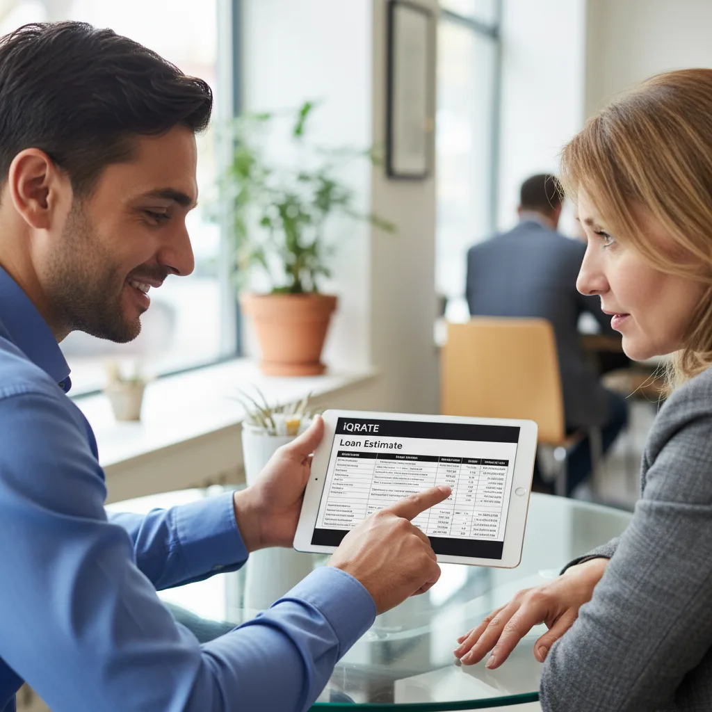 A couple reviewing DPA program qualifications in Texas
