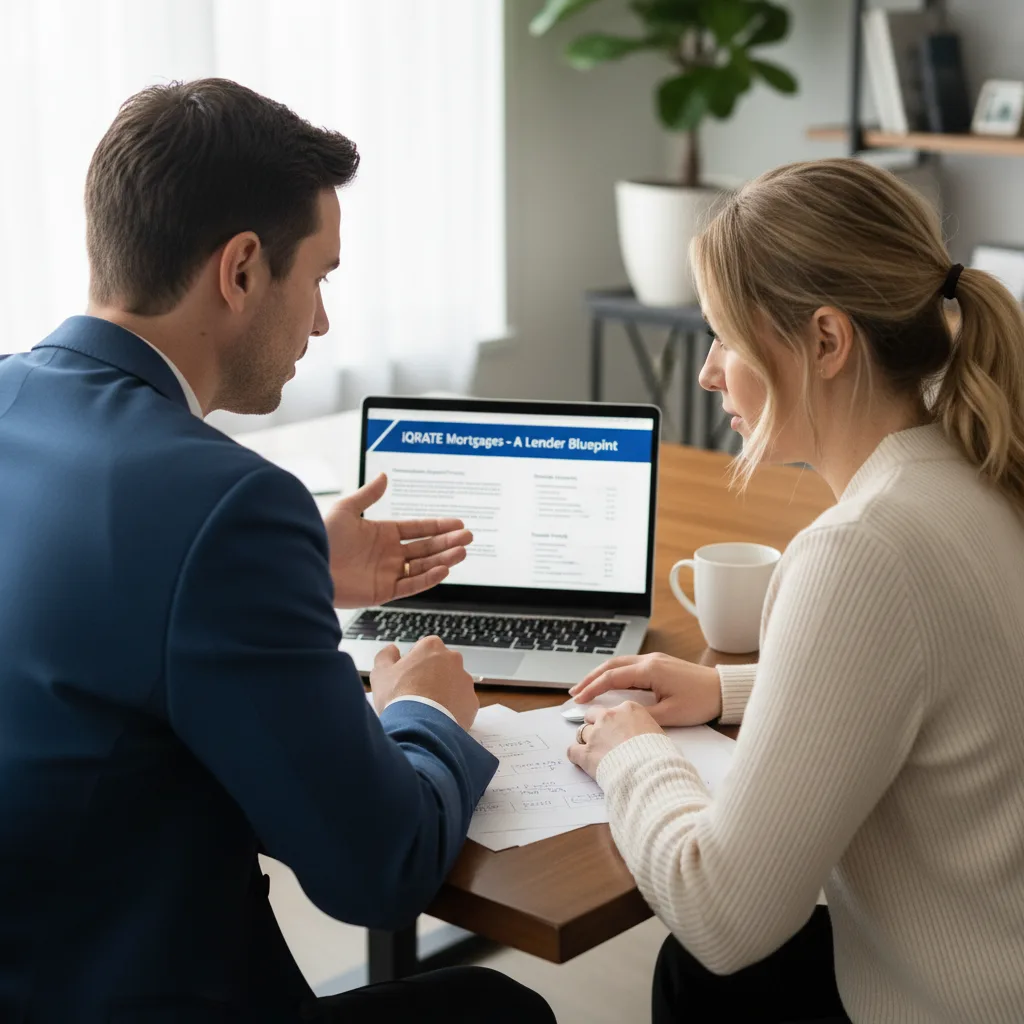 Real estate team lead reviewing financial pipeline reports on a dashboard.