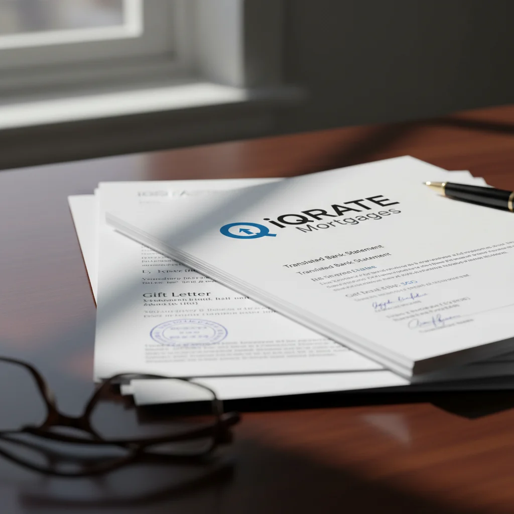 Couple reviewing financial documents for their Texas home purchase