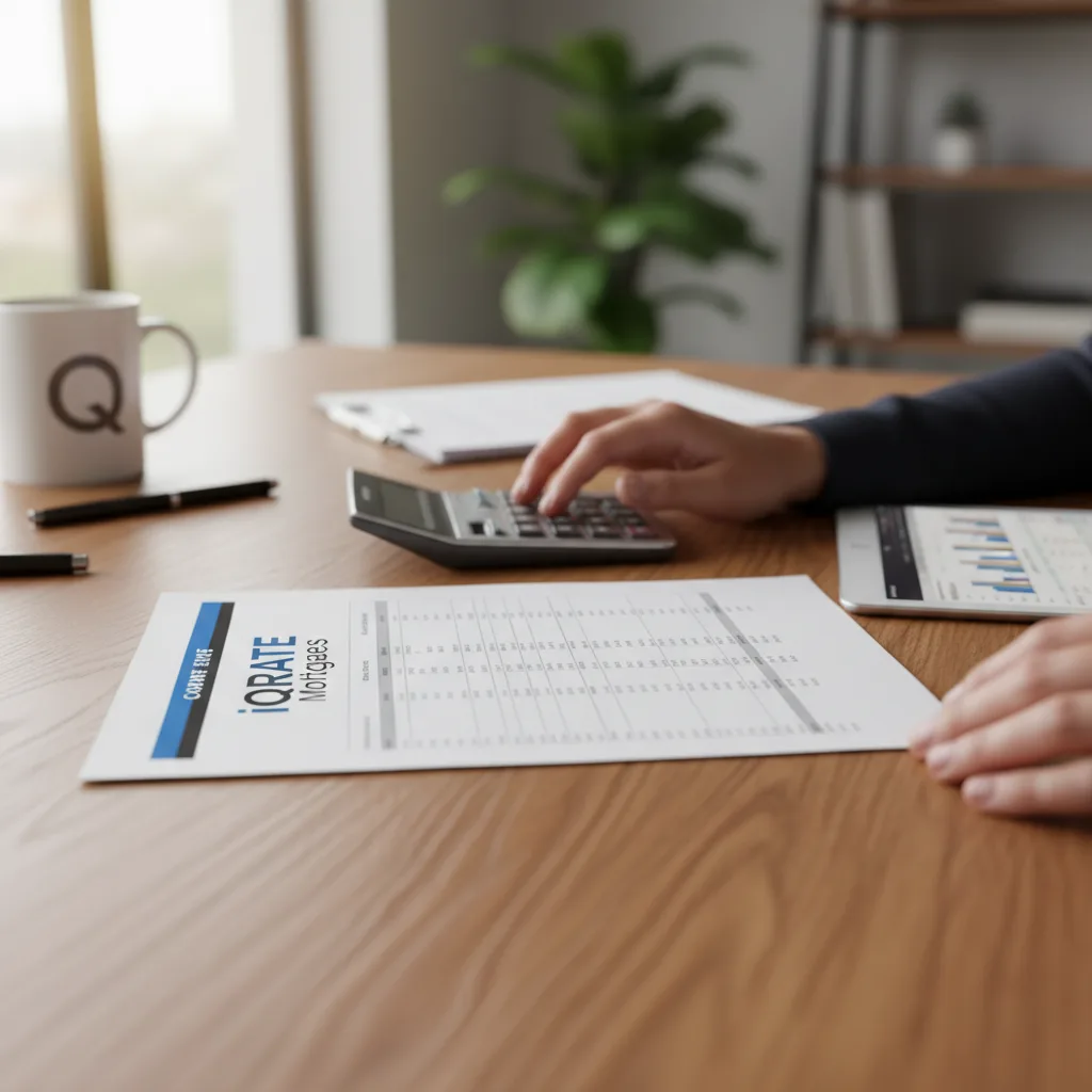 Organizing financial documents for a self-employed mortgage application