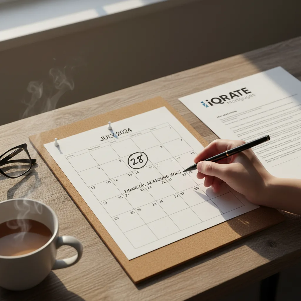 Reviewing a credit report to prepare for a mortgage application