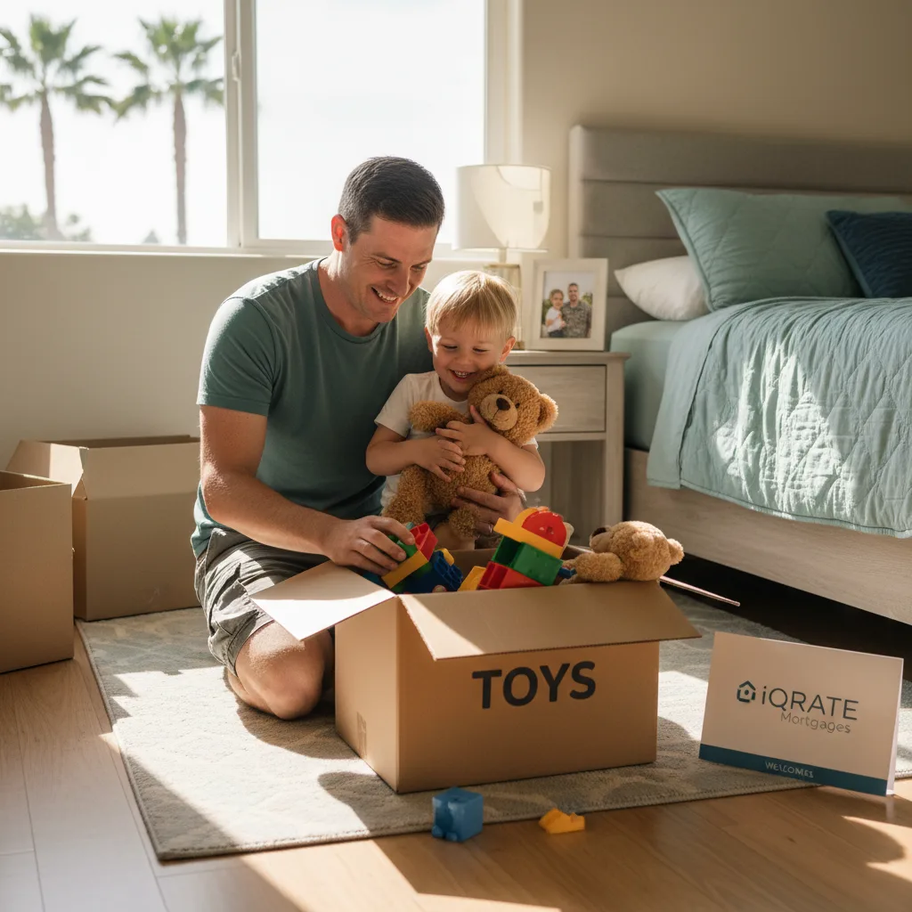 Spouse handling home inspection during a military move
