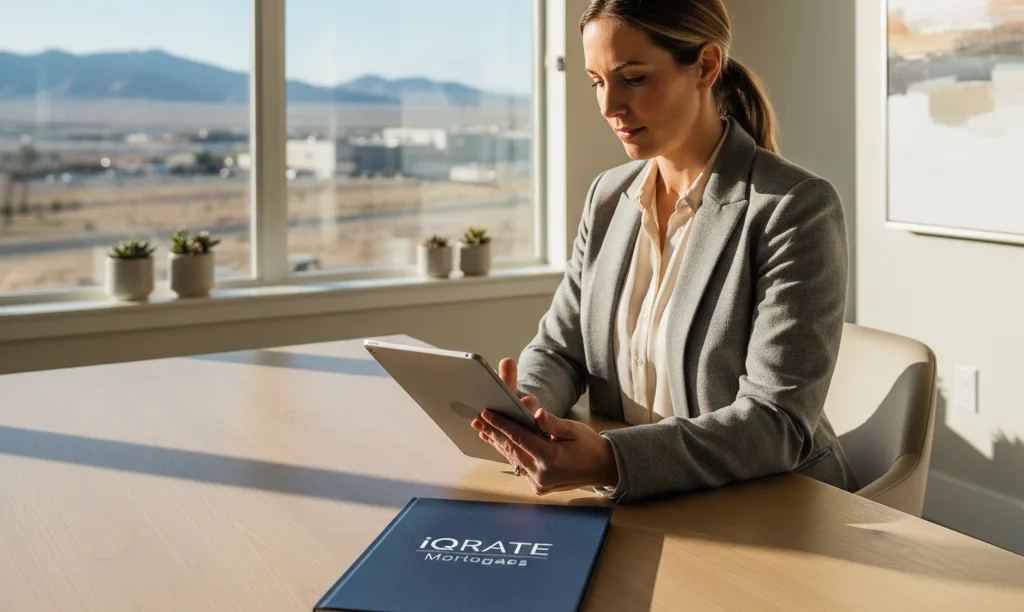 Investor managing rental portfolio with iQRATE Mortgages.