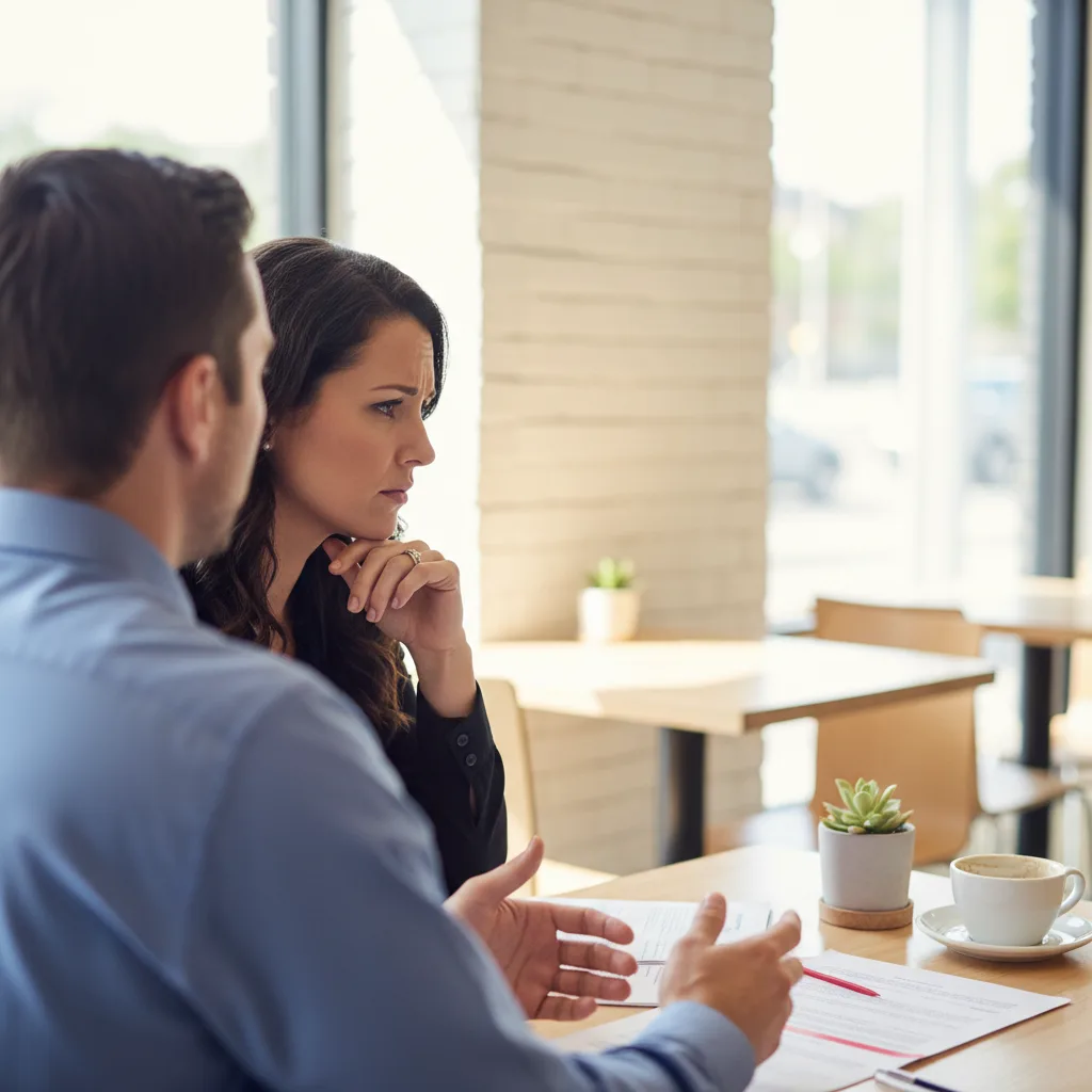 A real estate agent and mortgage broker collaborating to protect a client's file