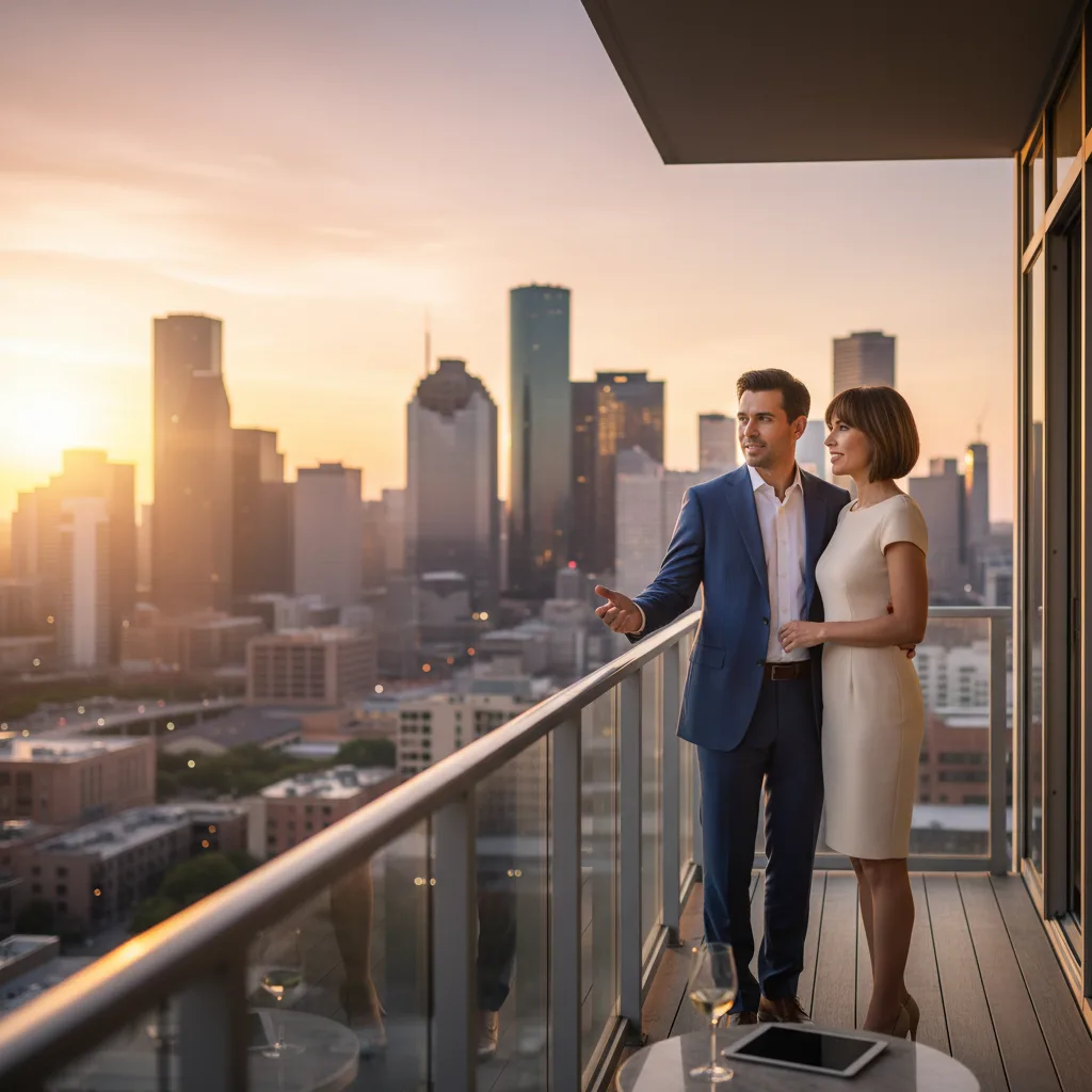 Investor reviewing documents for an asset-based mortgage in Houston.