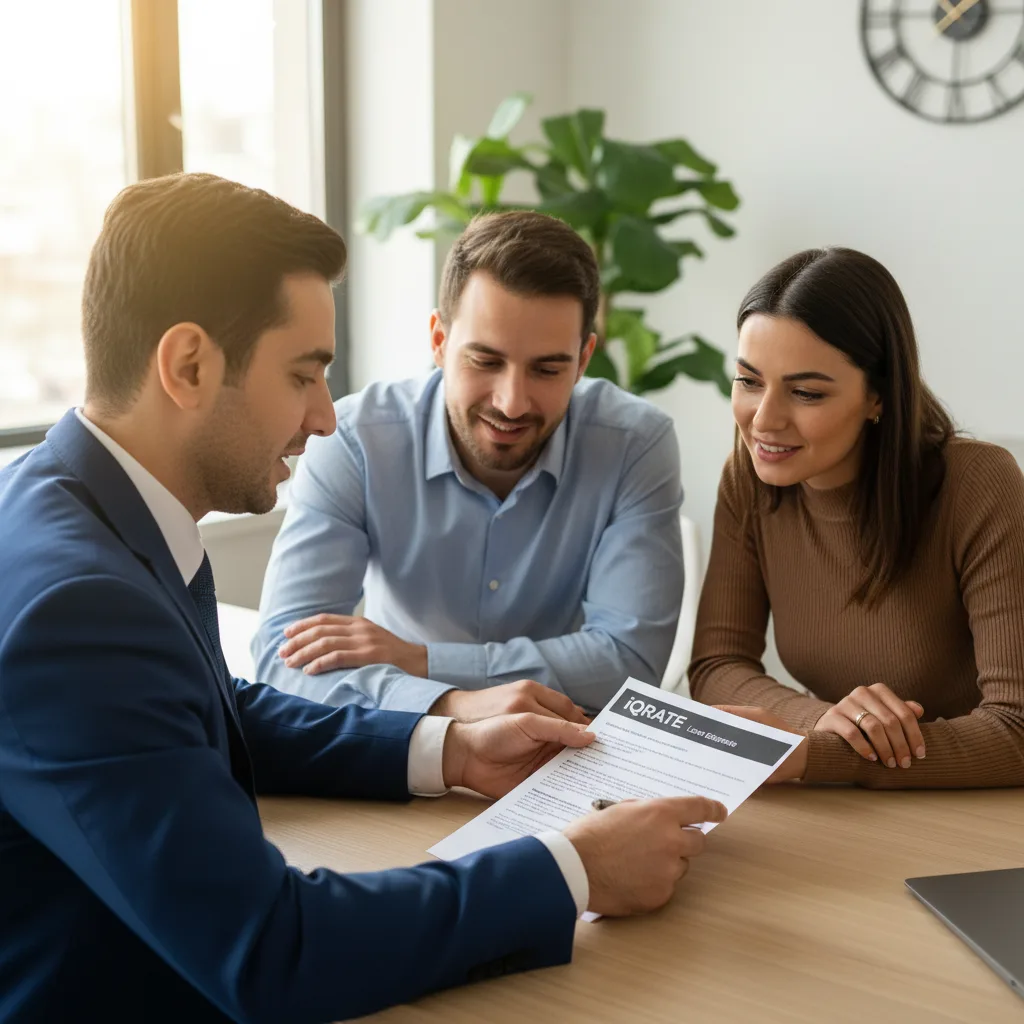 Calculator and paperwork for determining debt-to-income ratio