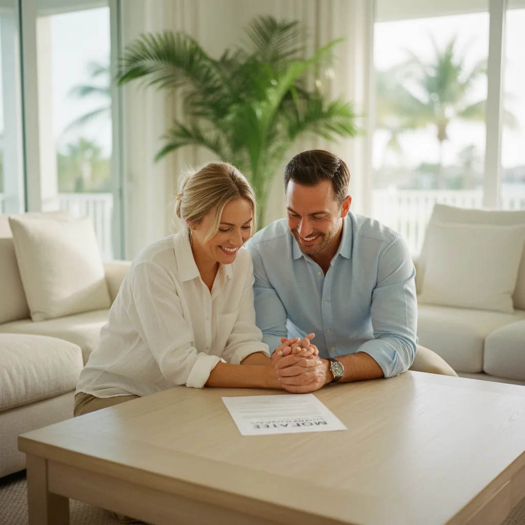 A portfolio of rental properties in a sunny Florida neighborhood.