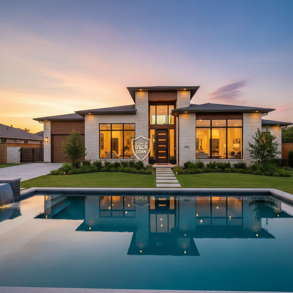 A modern home in Dallas representing a real estate investment property.