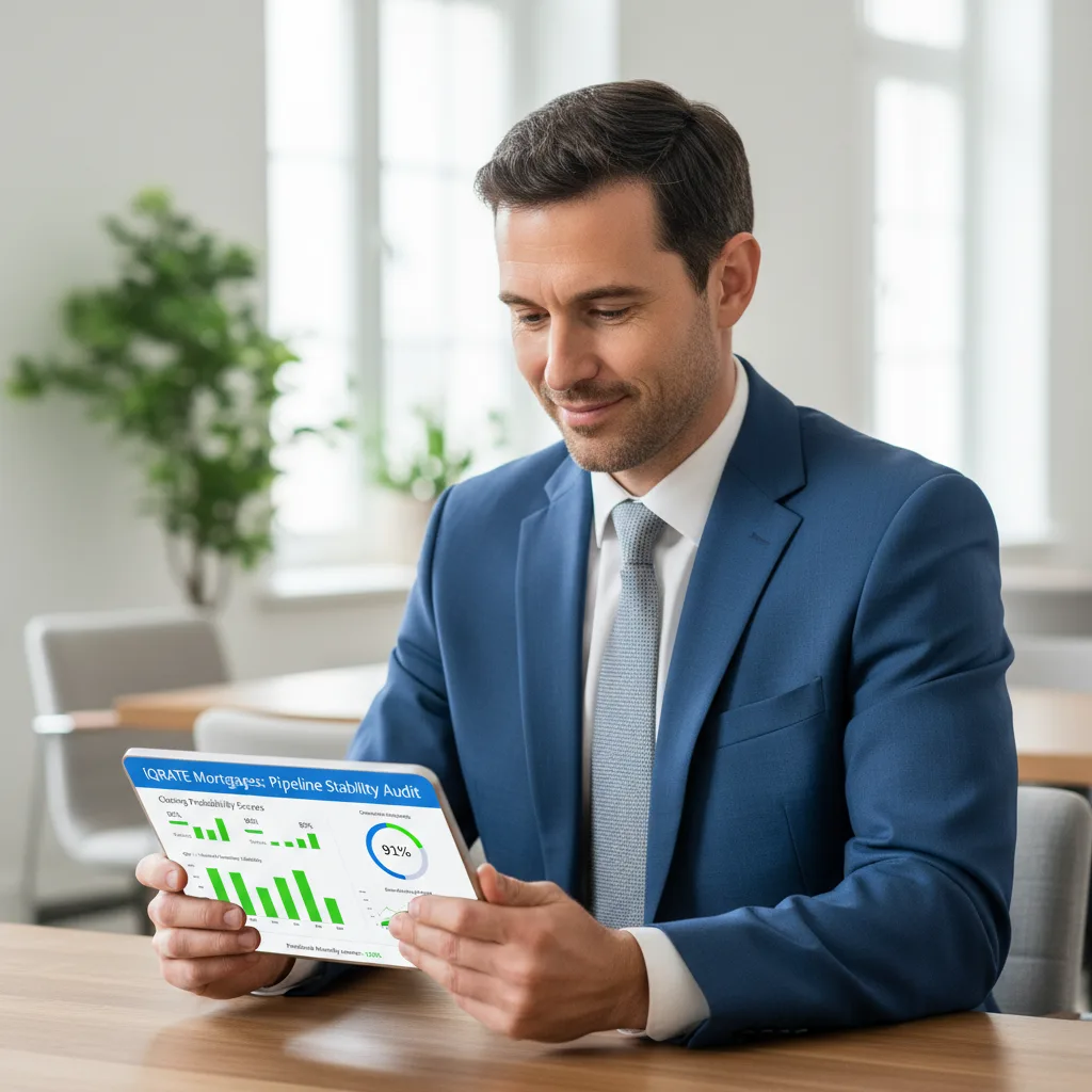 A lender reviewing financial documents for a pipeline stability audit.